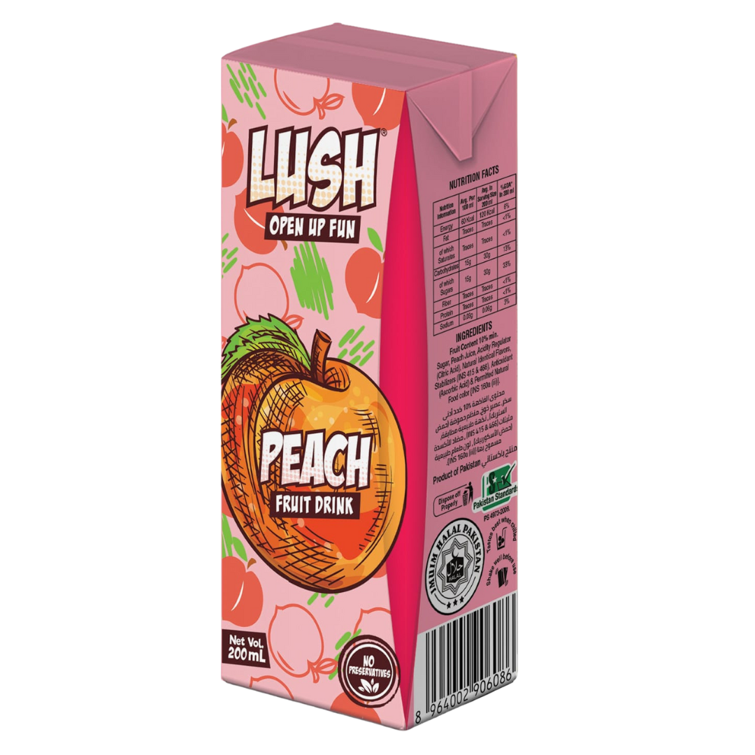 LUSH Peach Fruit Drink