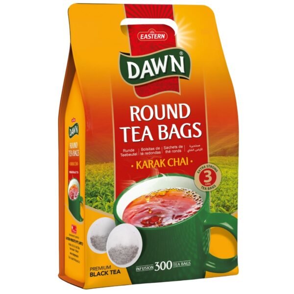 Dawn Karak Chai Round Tea Bags 3 gms (300 count)