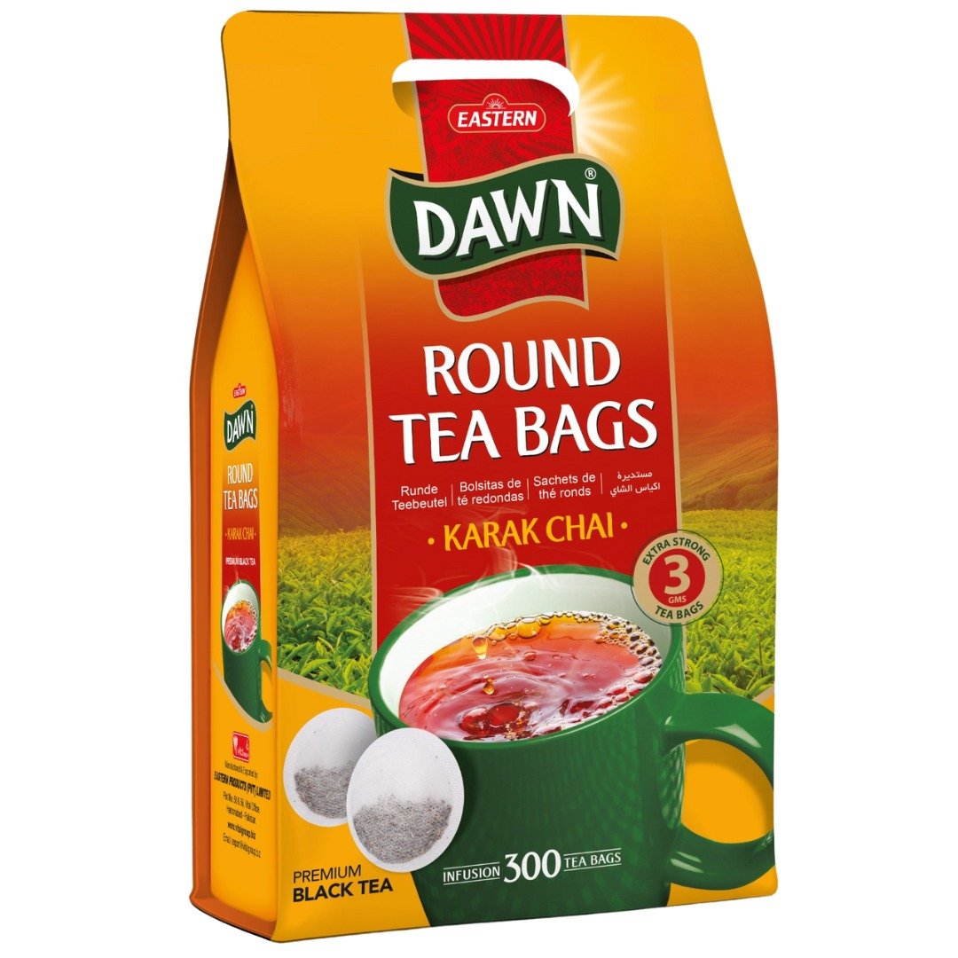 Dawn Karak Chai Round Tea Bags 3 gms (300 count)
