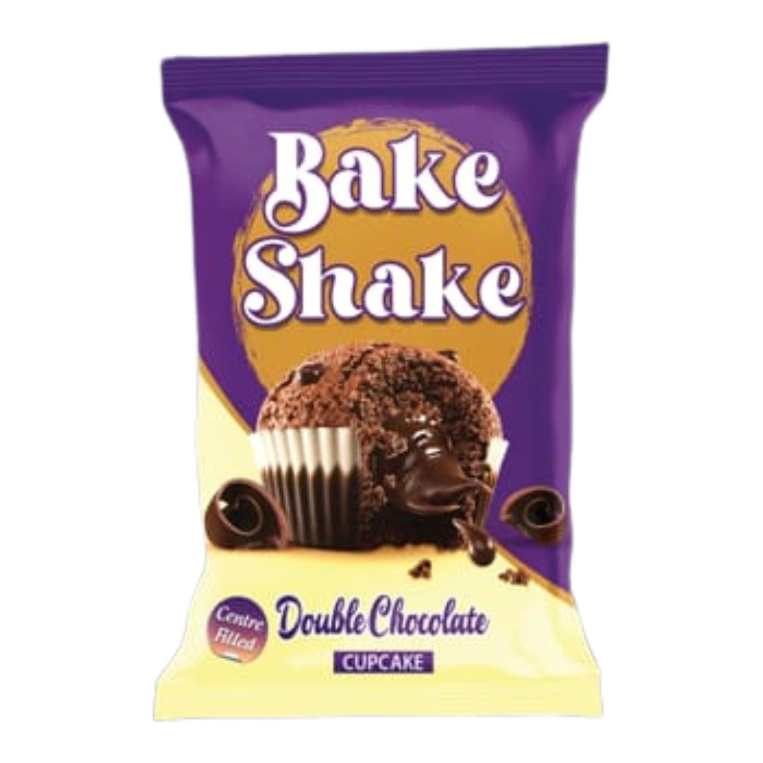 Bake Shake Double Chocolate Center Filled  Cup Cake