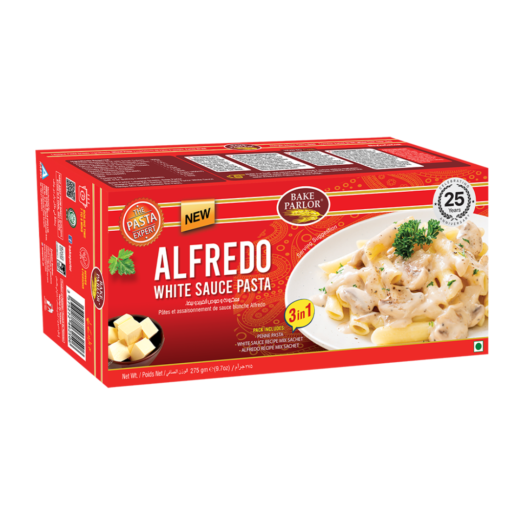 Bake Parlor Alfredo White Sauce Pasta (3 in 1)