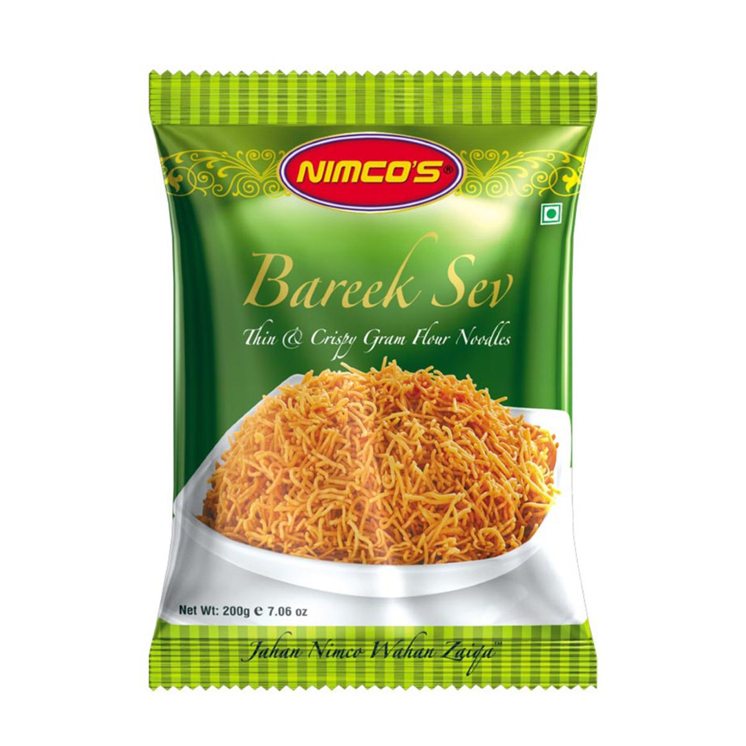 Nimco’s Bareek Sev – Thin & Crispy Gram Flour Noodles – 200 g