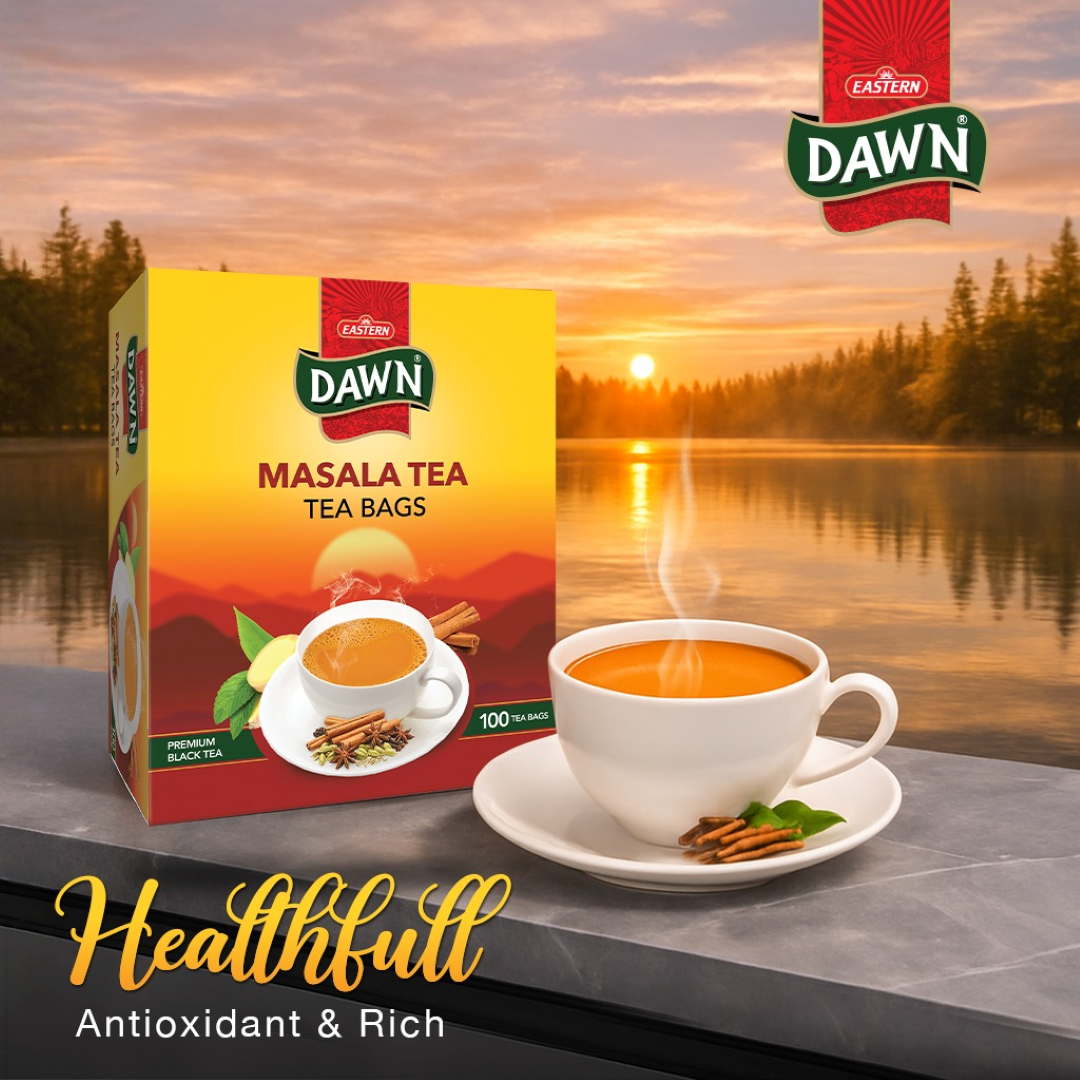Eastern Dawn Masala Tea Bags – Premium Black Tea – 100 Tea Bags