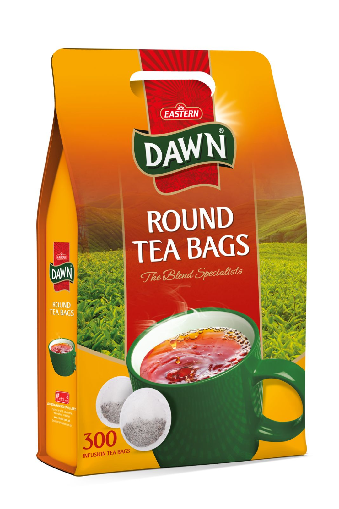 Eastern Dawn Round Tea Bags – 300 Tea Bags