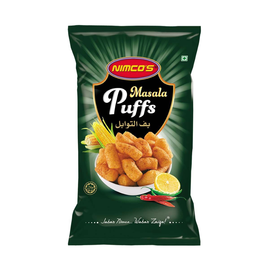 Nimco’s Masala Puffs – Spicy & Crunchy Corn Snack