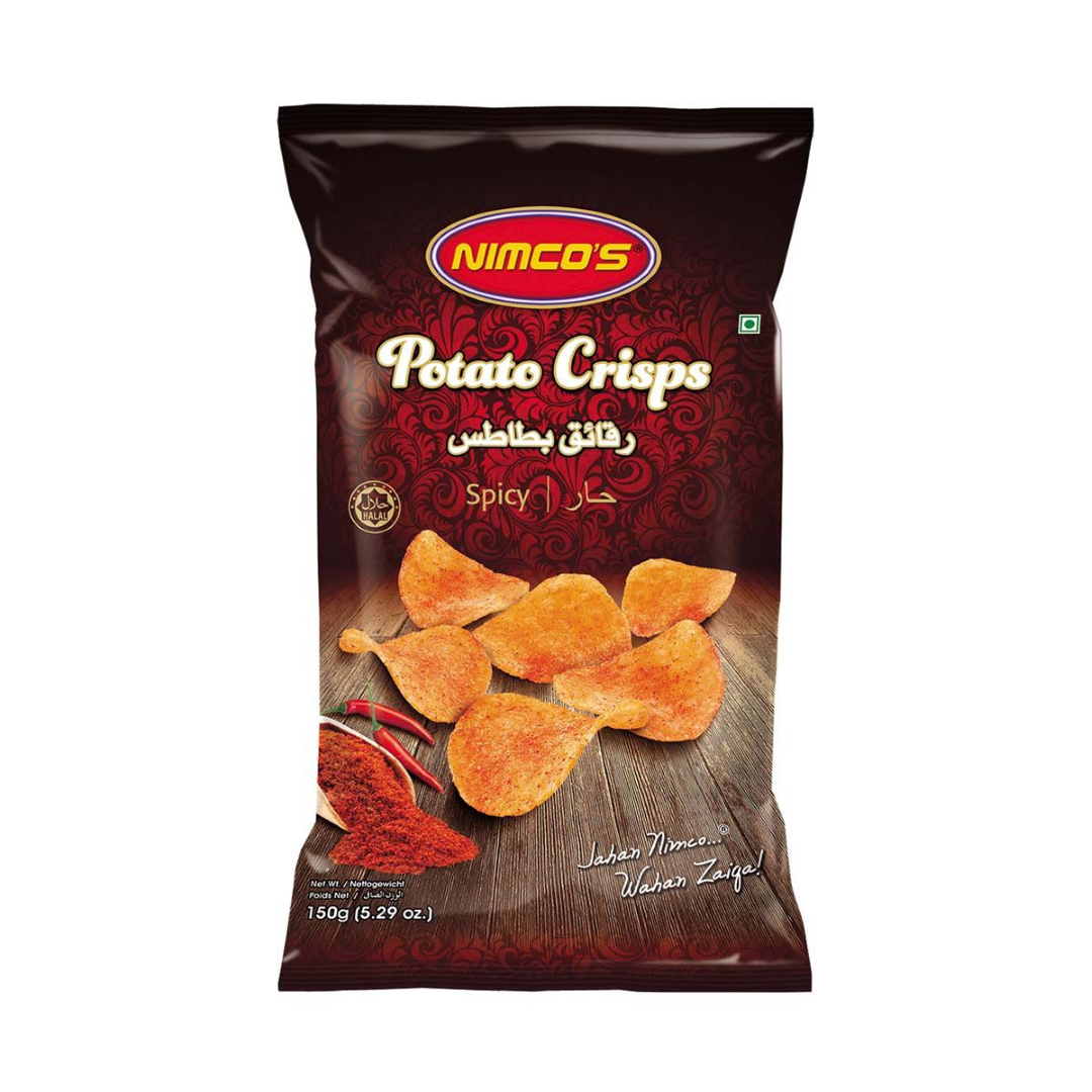 Nimco’s Spicy Potato Crisps – 150 g