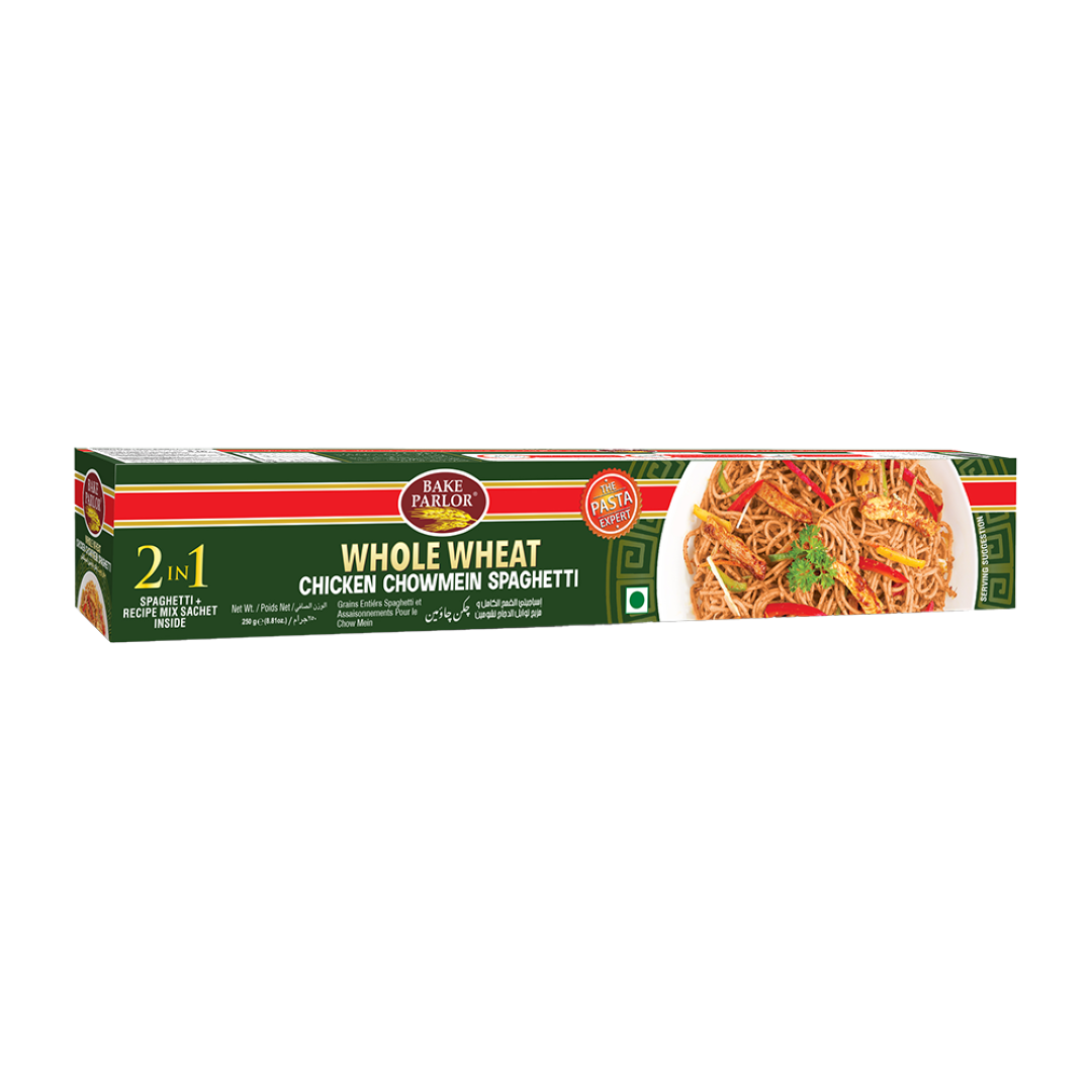 Bake Parlor Whole Wheat Chicken Chowmein Spaghetti 2-in-1 – 250g